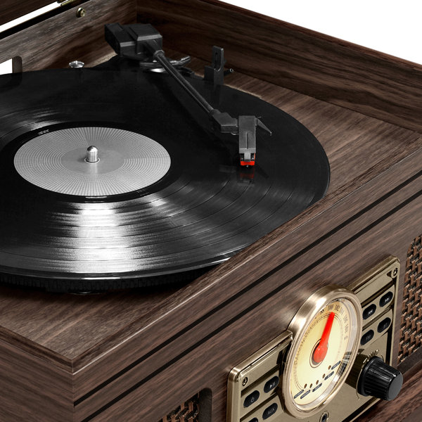 Victrola 4-In-1 Nostalgic Bluetooth Decorative Record Player with 3 ...