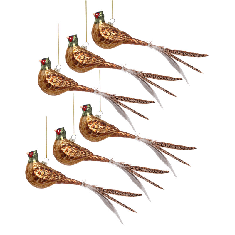 Longtail Bird Ornament, 11 X 3 Inches