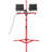 LED Work Light with Stand, 20000 Lumen Dual-head LED Work Light with 27.6"-68.1" Adjustable and Foldable Tripod Stand, IP65 Waterproofed LED Tripod Work Light, with 5000 Kelvin Colour Temperature
