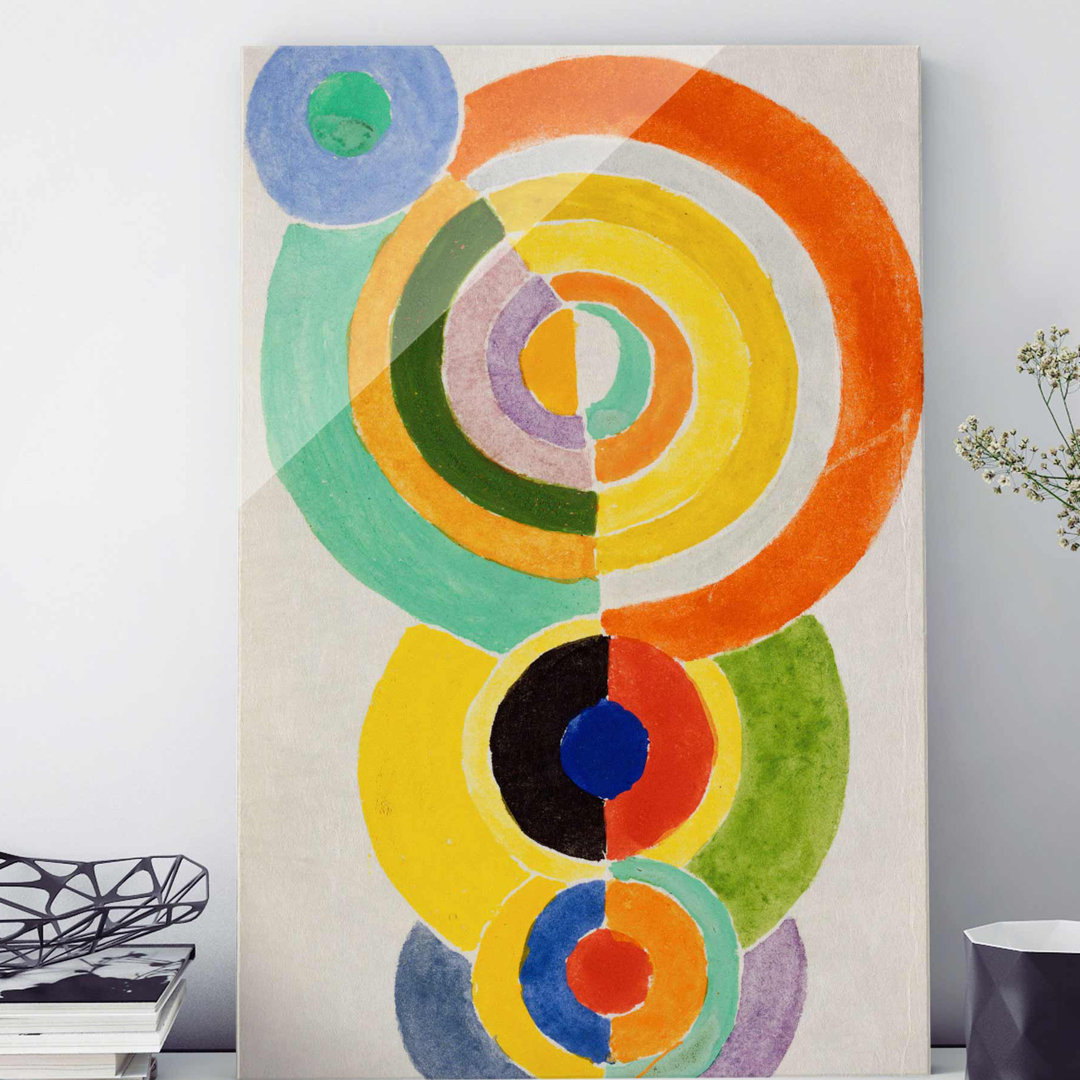 Glasbild Rhythm I von Robert Delaunay