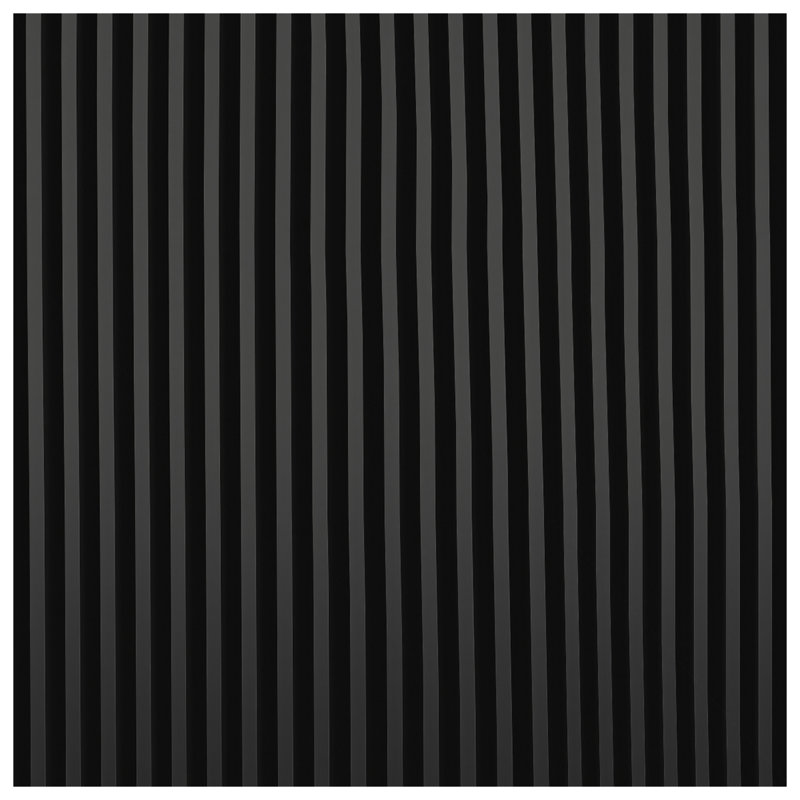 Coussins décoratifs noirs à rayures verticales, 20 po x 20 po