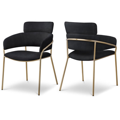 Chaise en velours Yara