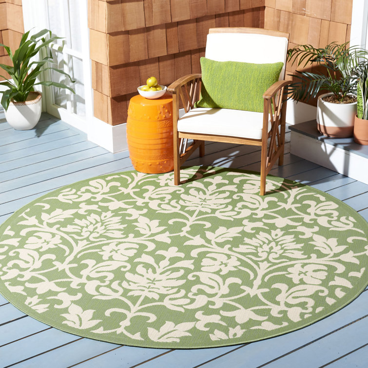 Davonia Performance Damask Indoor/Outdoor Area Rug