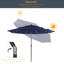 Parasol de marché lumineux 120,1 po Rudalph-1138294199