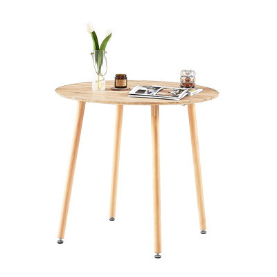 Bowdoin Round Solid Wood Dining Table