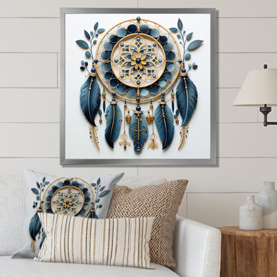 Blue Dream Catcher Minimalist Serenity II - Landscapes Wall Decor
