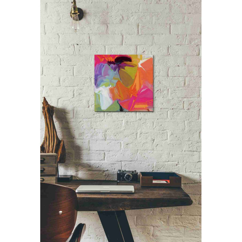 «Color Vibations 2» par Irena Orlov, art mural sur toile, H 12 po x l 12 po x P 0,75 po