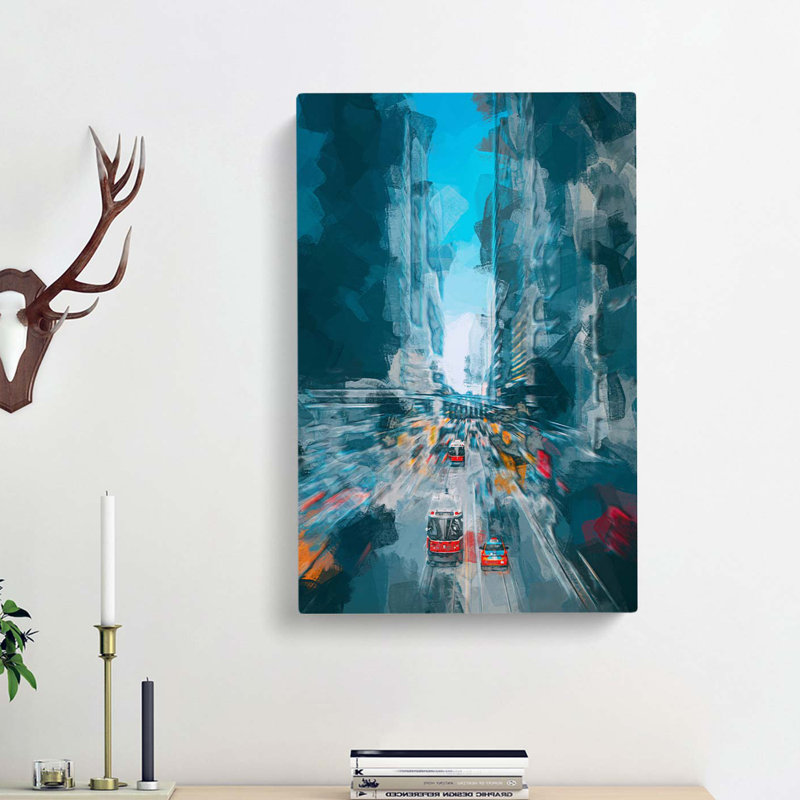 Toronto in Canada in Abstract - Wrapped Canvas, 60cm H x 40cm W x 3cm D