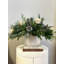 Rose, Evergreen And Cedar Holiday Arrangement