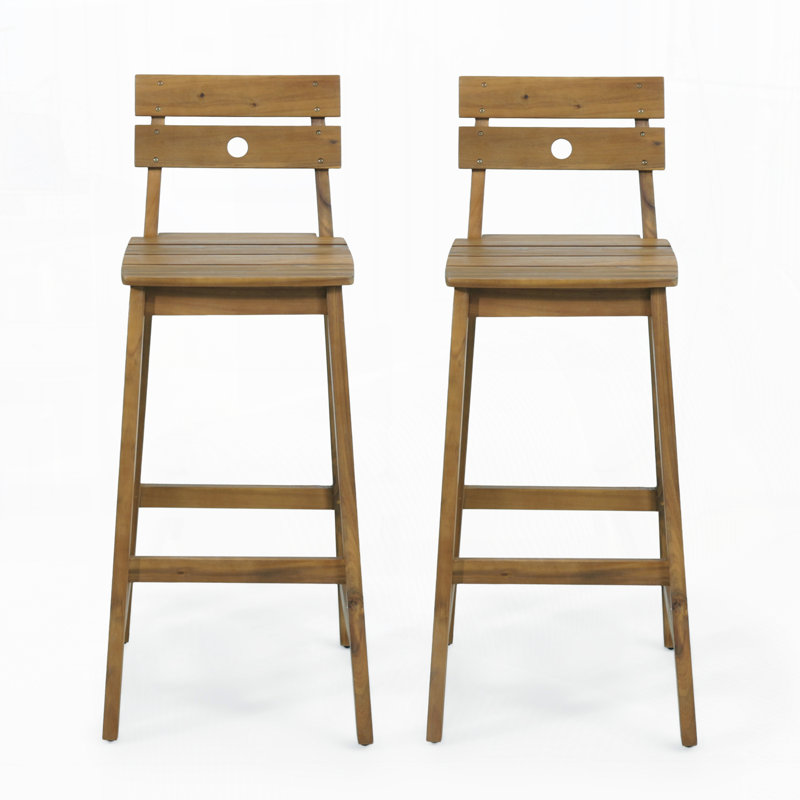Tabourets d'extérieur, ensemble de 2