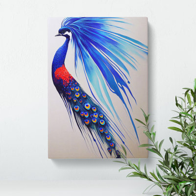 XC1022-3900X Sensational Peacock - Wrapped Canvas Print