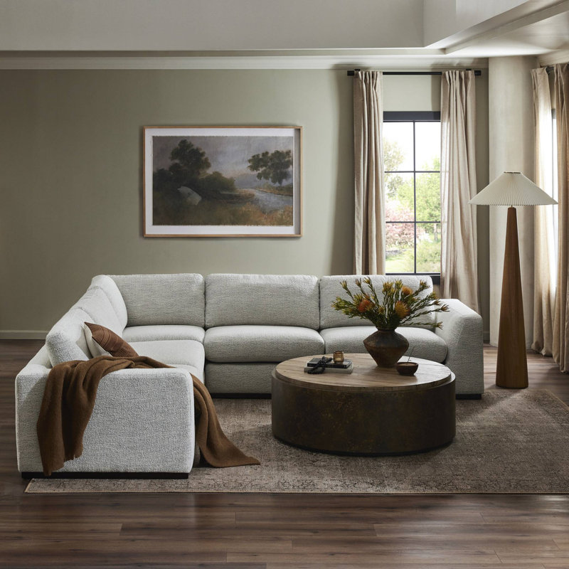 Colt Sectional, Merino Cotton-Aged Sienna