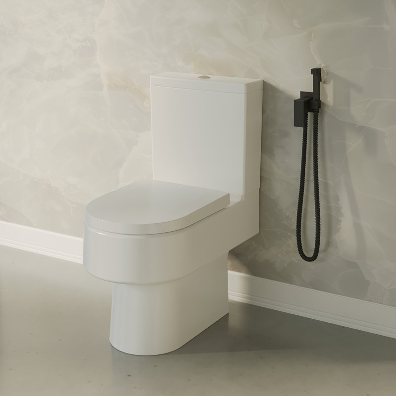 Maggio Square / Rectangle Hand Held Bidet with Tap, Matte Black