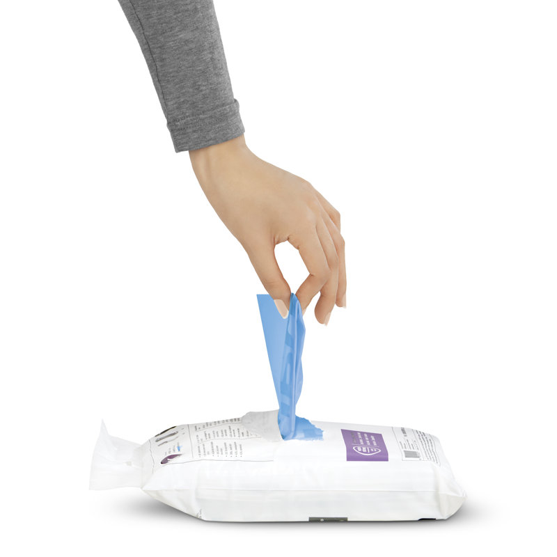 Simplehuman Code D Custom Fit Drawstring Trash Bags, 60, Blue