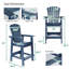 Chaise haute Adirondack avec table Cezalinda-1559659534
