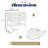 Elora Set Of 2 Drawer Wood Nightstand, Bedside Tables With Storage Drawers, Compact Wood Night Stands For Bedroom, End Table Or Side Table For Living Room, 15.5" D X 23.6" W X 24.2" H, White-956333590