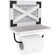 Wall Mount Rustic Toilet Paper Holder With Shelf Storage