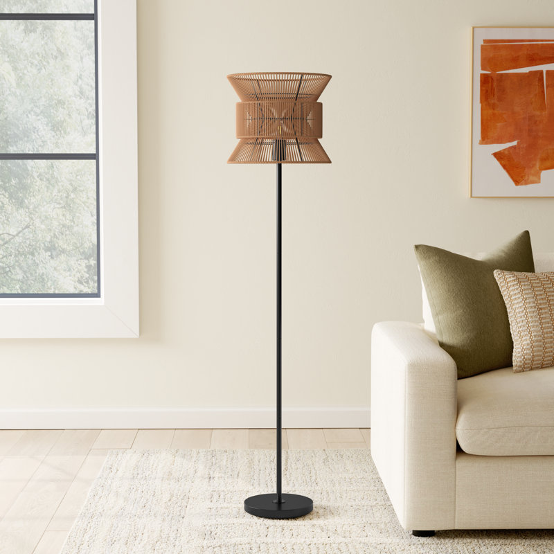 Bex 58'' Black Traditional Floor Lamp