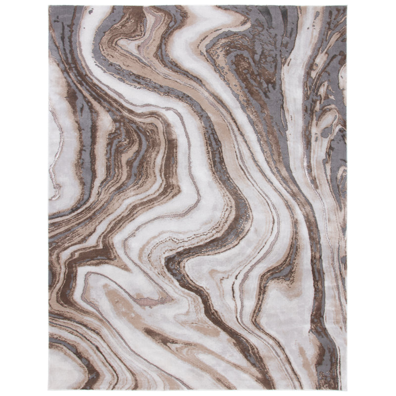 McVicar Craft Performance Abstract Rug, Rectangle 8' x 10'