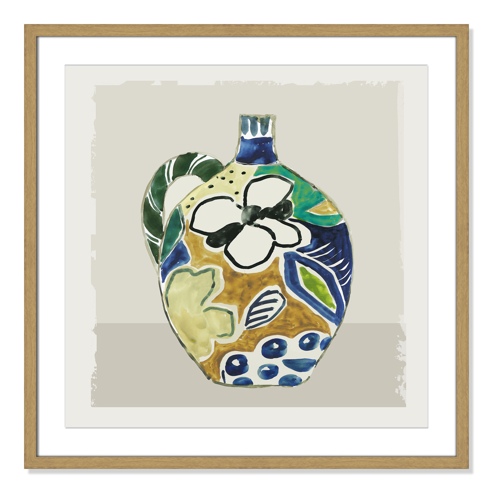 Picasso Vase by Aimee Wilson, Natural, 23.5" H x 23.5" W x 0.75" D