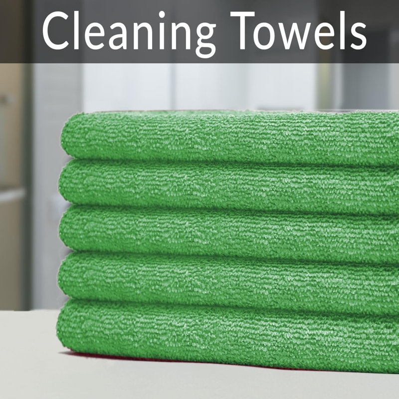 Mylin Microfiber Cleaning Cloth, Green 