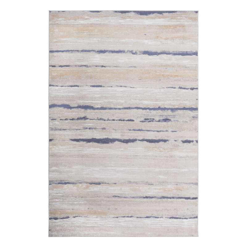Striped Non-Shedding Living Room Bedroom Dining Home Office Stylish And Stain Resistant Area Rug, Rectangle 2' x 3'