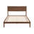 Minimalist Solid Wood Platform Bed with Tall Headboard, Sturdy Construction-1535199513