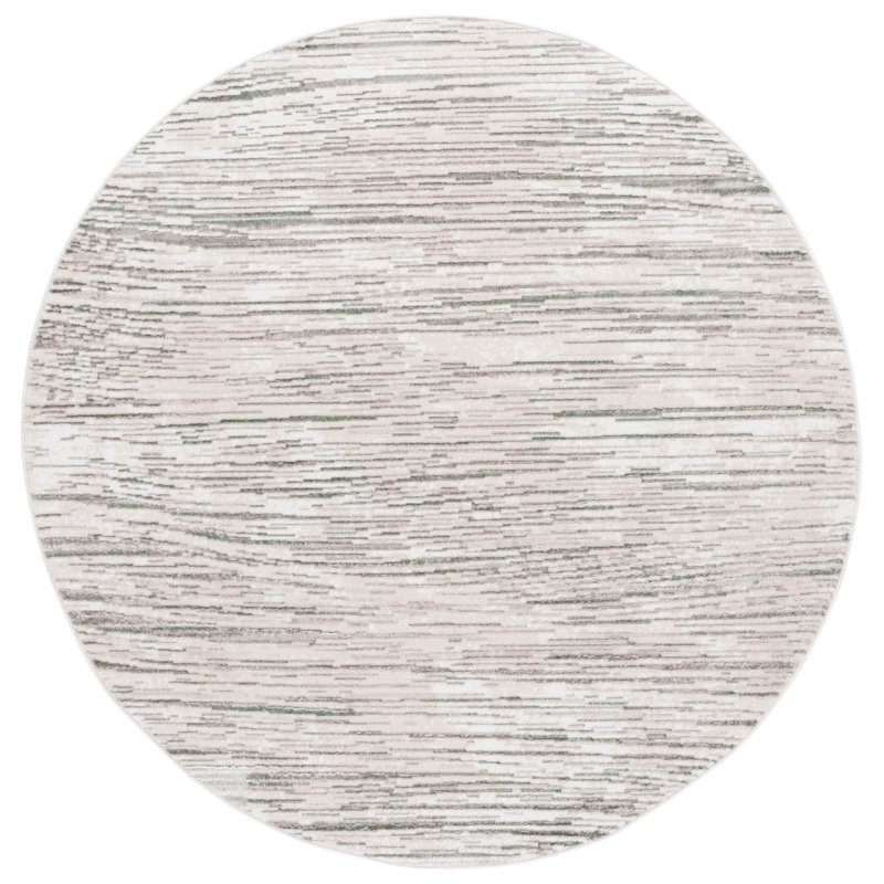 Brookbay Performance Abstract Rug, Round 6'7"