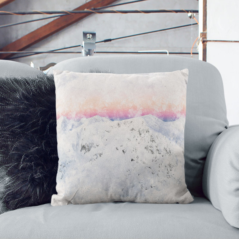 Square Cushion, 40cm H x 40cm W x 15cm D, White