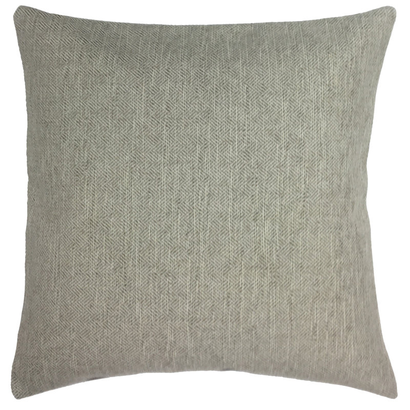 Coussin décoratif géométrique , 22 po x 22 po, Gris