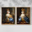 ANIMALS Series CCV - reproduction encadrée de qualité supérieure - prête à être accrochée - aucun clou requis - aucun clou requis-871361505-871361510