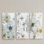 «Garden Glitter III», ensemble de 3 reproductions d'images sur toiles-83146053