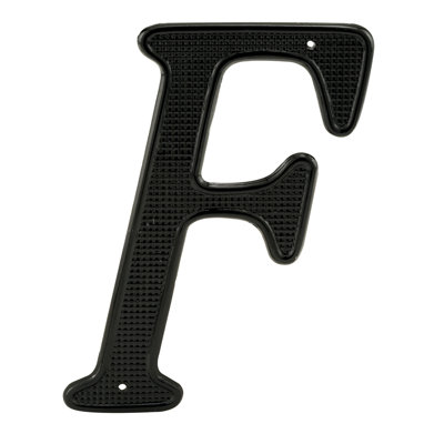 4" H Reflective Metal Self-Adhesive House Letter