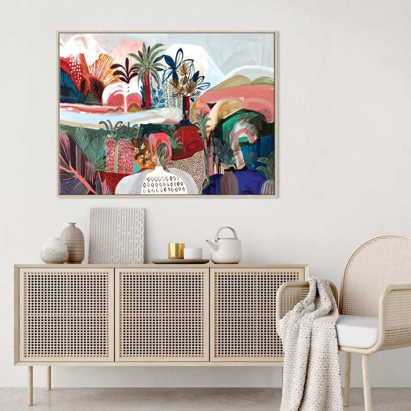 Oasis by Amanda Skye-Mulder - Painting, Wrapped Canvas, 51cm H x 41cm W x 3cm D