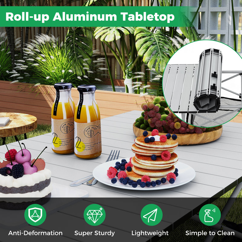 119cm Rectangular Portable Folding Table