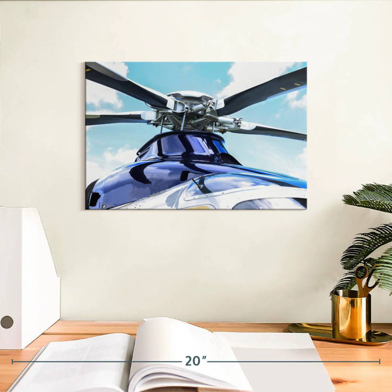 Mehar Helicopter Blades, 8" H x 12" W