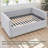 Mid-Century Upholstered Daybed With Pull-Out Trundle - Button-Tufted Sofa Bed For Living Room & Guest Space-1055819636-1055819639
