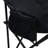 2Pcs Outdoor Black Foldable Camping Chairs With Carry Bag, Lightly Cushioned For Comfort, Side Pocket Storage, Heavy - Duty Frame, Ideal Hiking And Fishing Folding In Black, Comes Convenience, Picnics-189387453