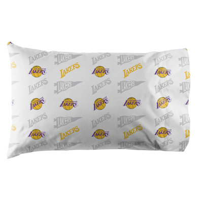 NBA Bed Sheet Sets By Sweet Home Collection, Los Angeles Lakers - Full
