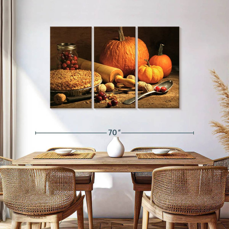 Yarlin Pumpkin Pie, 36" H x 57" W