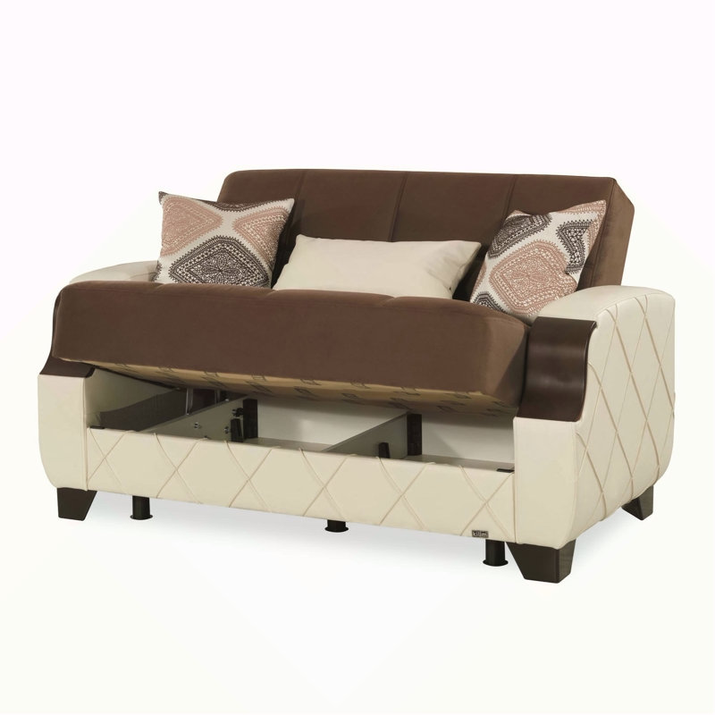 Causeuse convertible avec rangement Primenest Marabella Collection - Confortable, élégante et peu encombrante