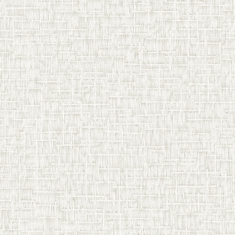 Crosshatch Weave Wallpaper, White