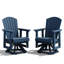 Chaise berçante rotative en PEHD Adirondack-1779270045