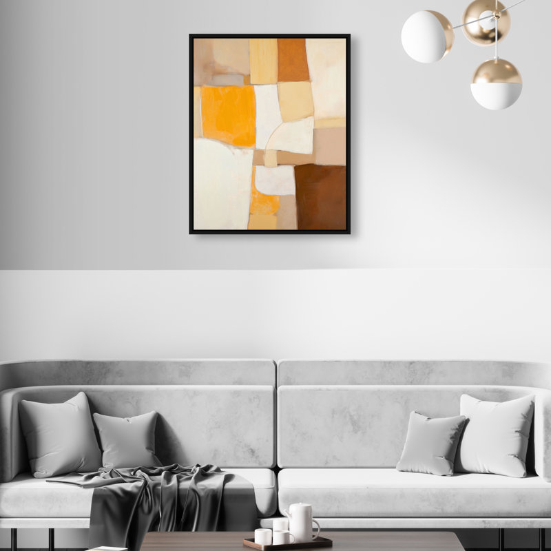 Clay and I Canvas Abstract Print by Oliver Gal, Black Frame, 16 x 20, 21"H x 17"W, Black Frame