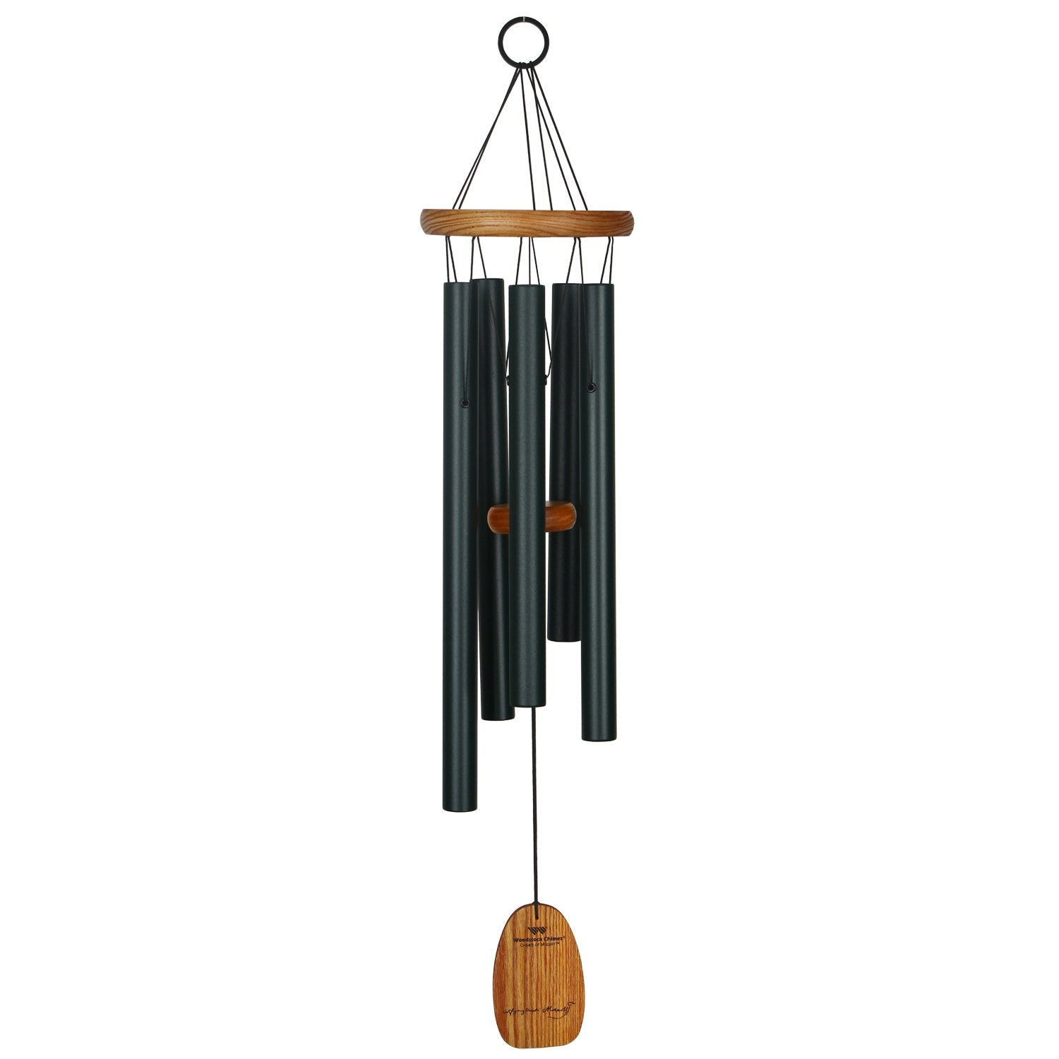 Highland Dunes Tailynn 28” Metal and Wood Wind Chime-Tuned Metal