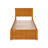 Madison Solid Wood Platform Bed with Panel Footboard and Trundle-121602833