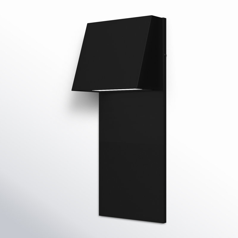 Black Aluminum 20" Hardwired LED Outdoor Wall Light