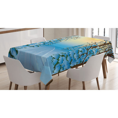 Forest View Graphic Display Tablecloth