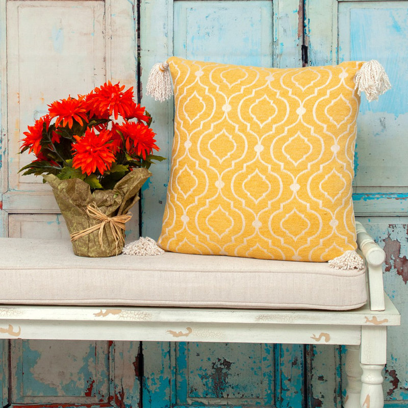  Coussin jaune