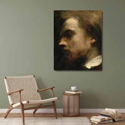 "Self-Portrait" by  Henri Fantin-Latour - Gallery Wrap Canvas Wall Art